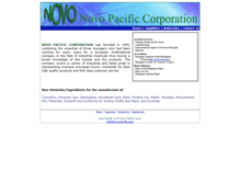 Tablet Screenshot of novo-pacific.com